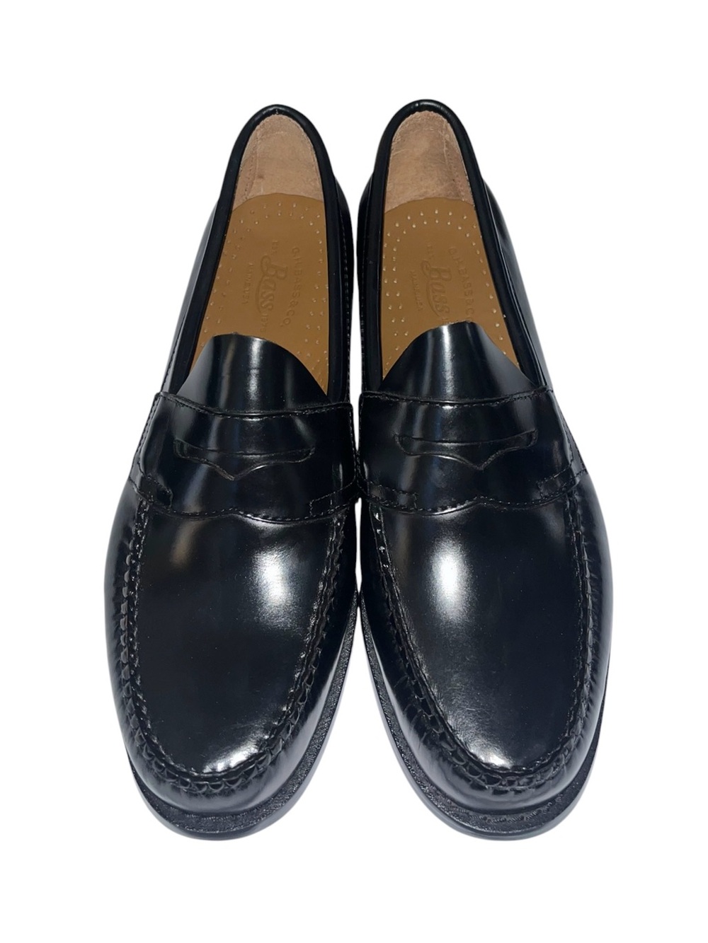 🌟EC🌟 GH Bass Walter Black Leather Penny Loafer - Men's Size 9 - Picture 2 of 11